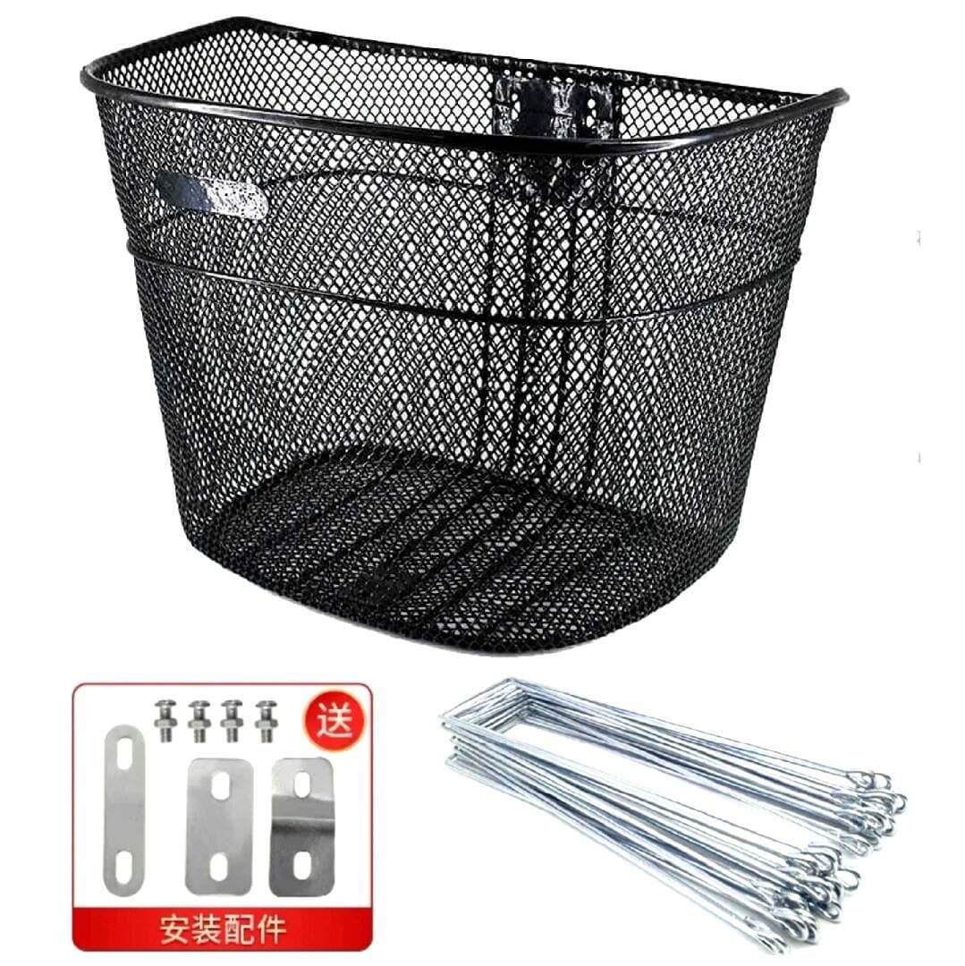 Bicycle Basket 20/22/24/ 26inch Universal Bicycle Basket Metal Front Basket Hanging Basket Folding Bike Basket 1