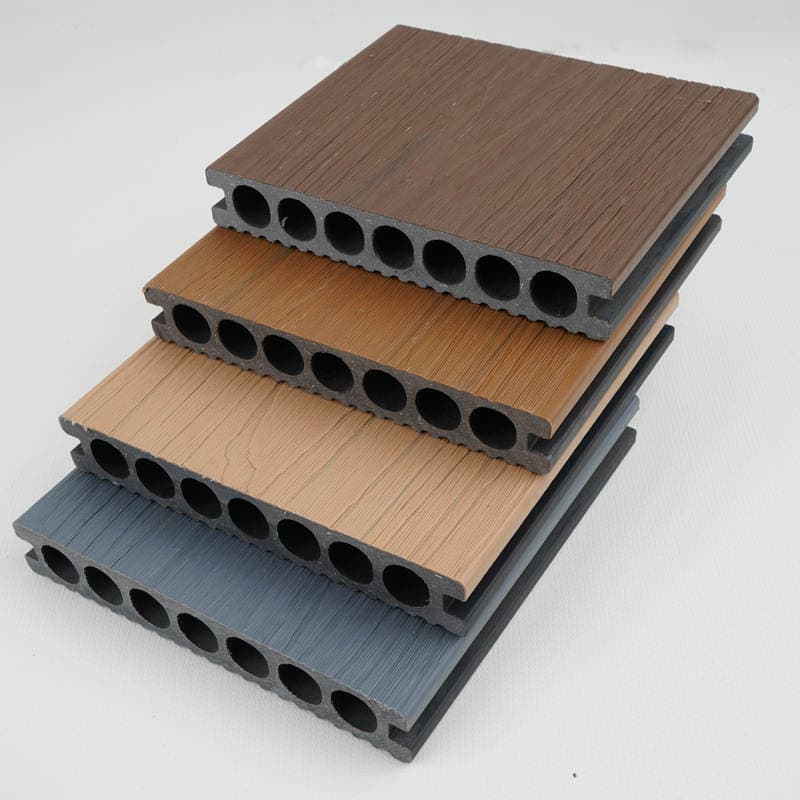 Plastic Wood Flooring Pvc Outdoor Flooring Moisture-Proof and Anti-Corrosion Terrace Garden Courtyard Second-Generation Co-Extruded Plastic Wood Flooring Outdoor 5