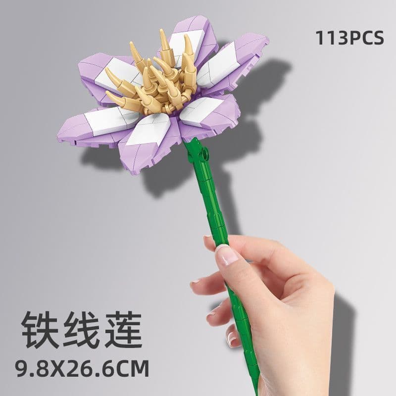 Iron wire flower bag