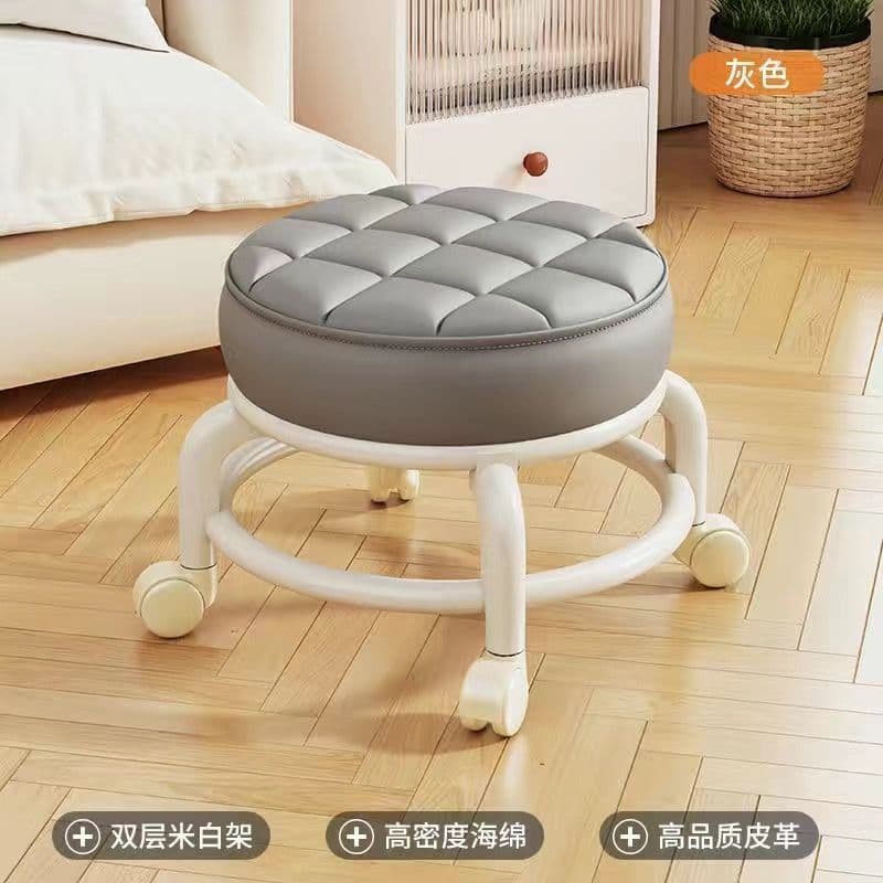 Light gray (sturdy double-layer chassis + silent pulleys)