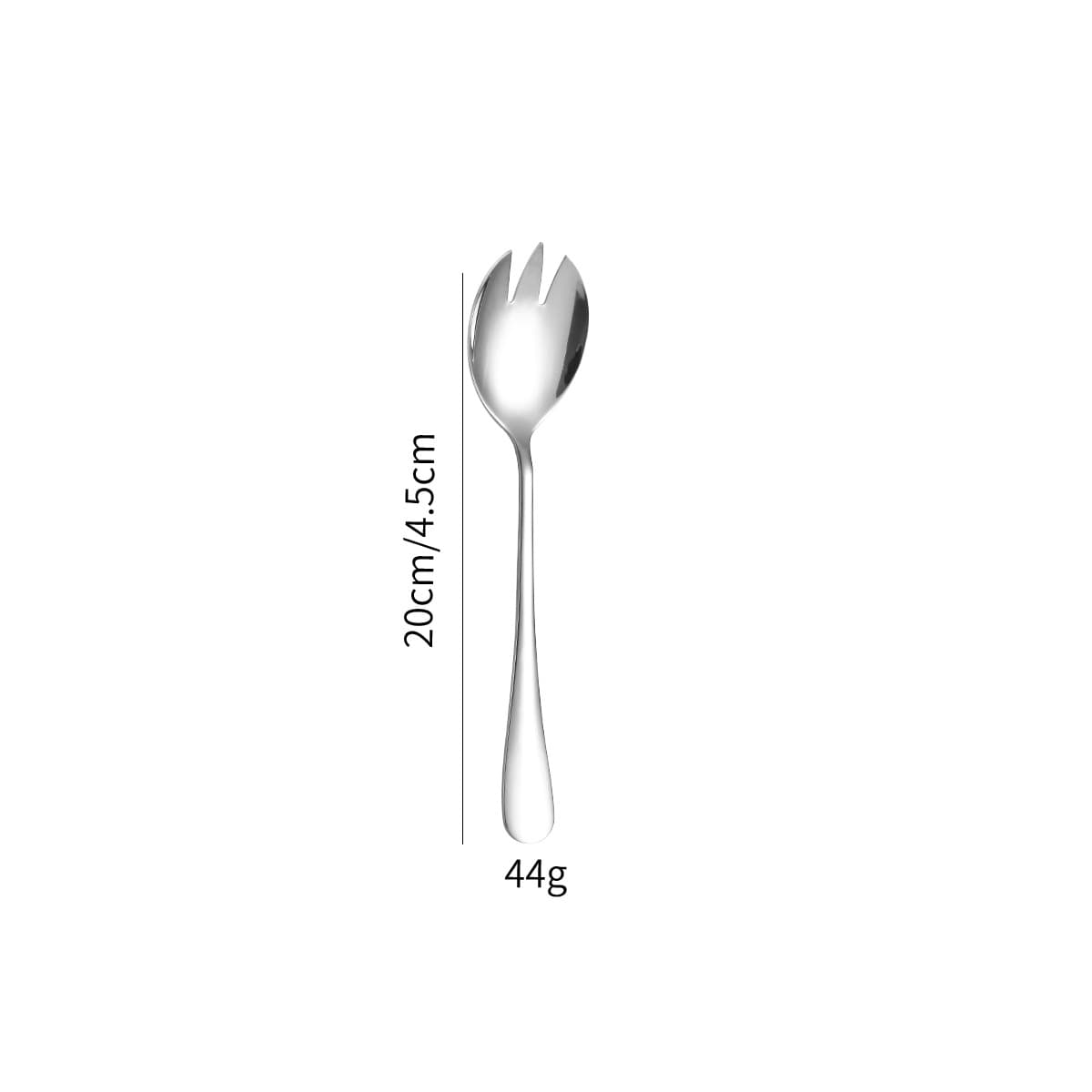 Silver salad spoon