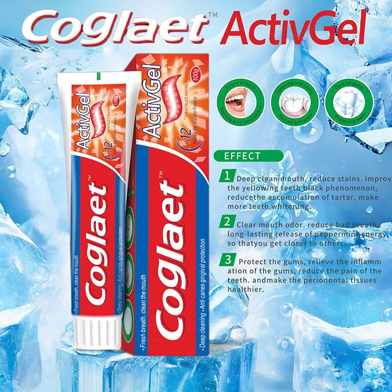 100g english version of corugne active toothpaste (not sold in china)