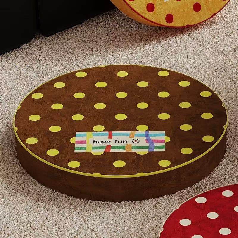 Brown polka dots
