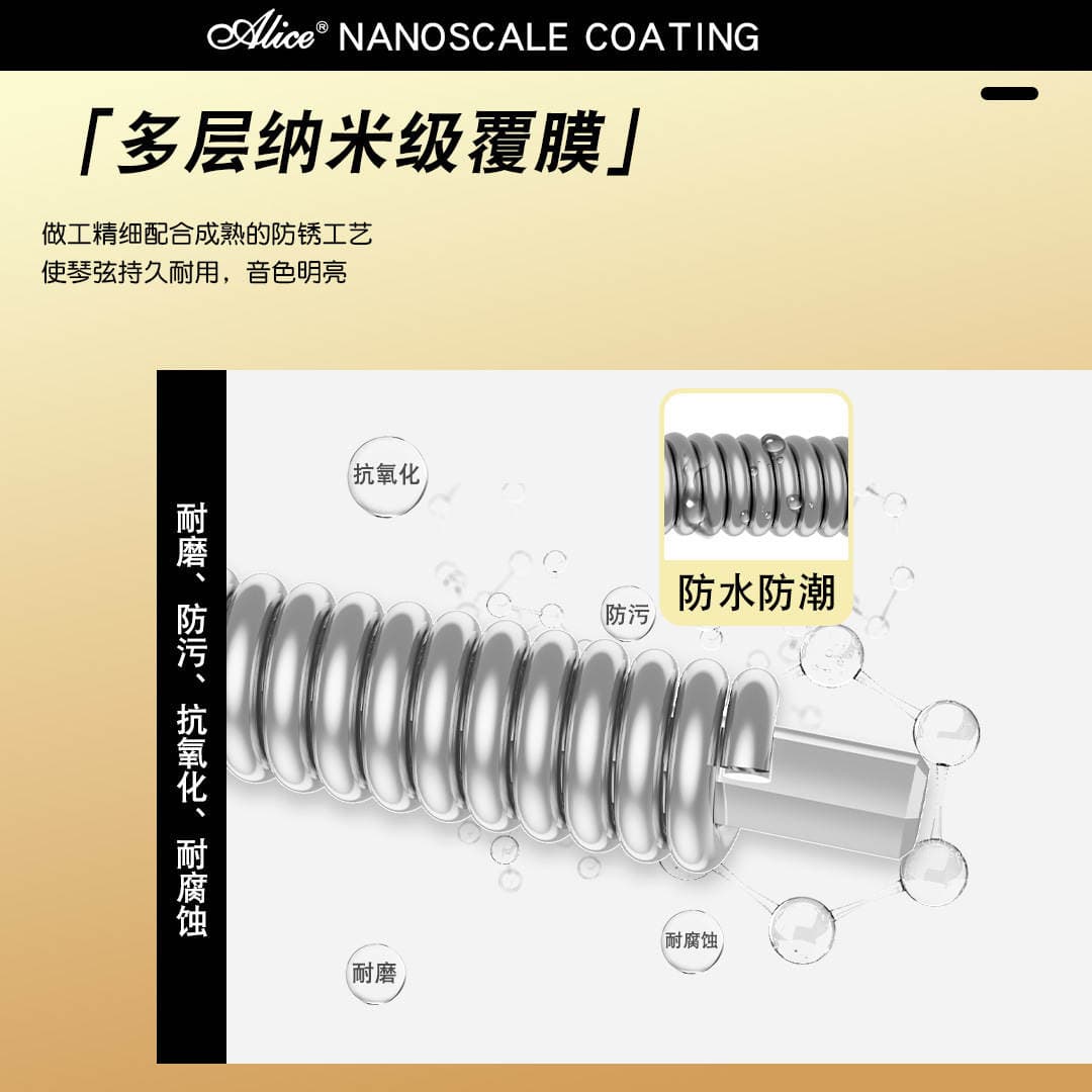 Alice/Alice Electric Guitar Strings King Awr58 Anti-Rust Nickel-Plated Set of 6 Single Strings Full Set Professional 2