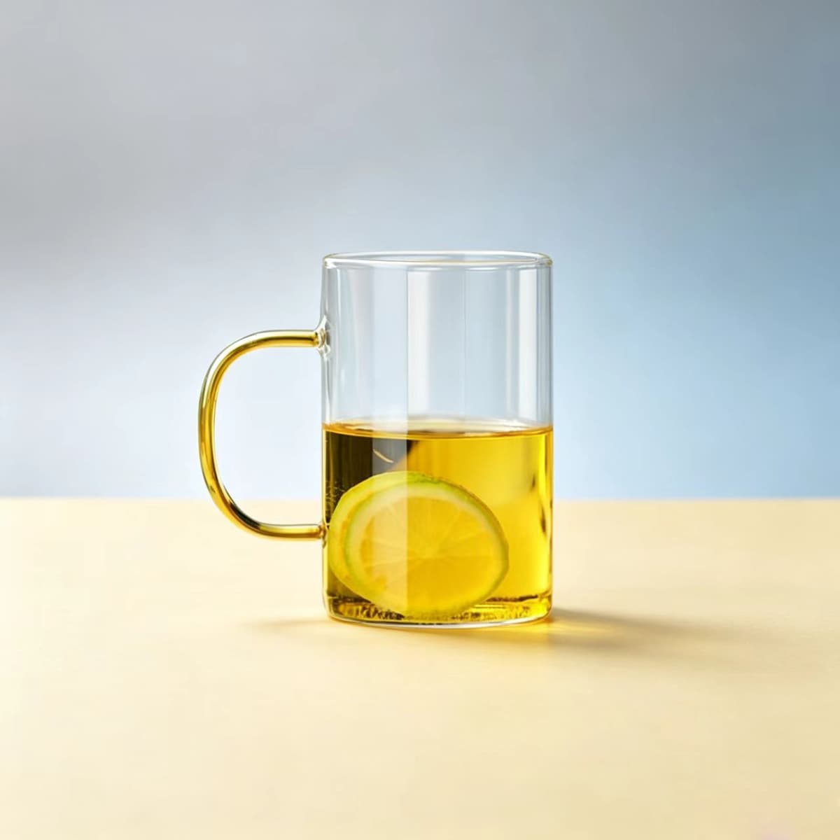 Gold handle