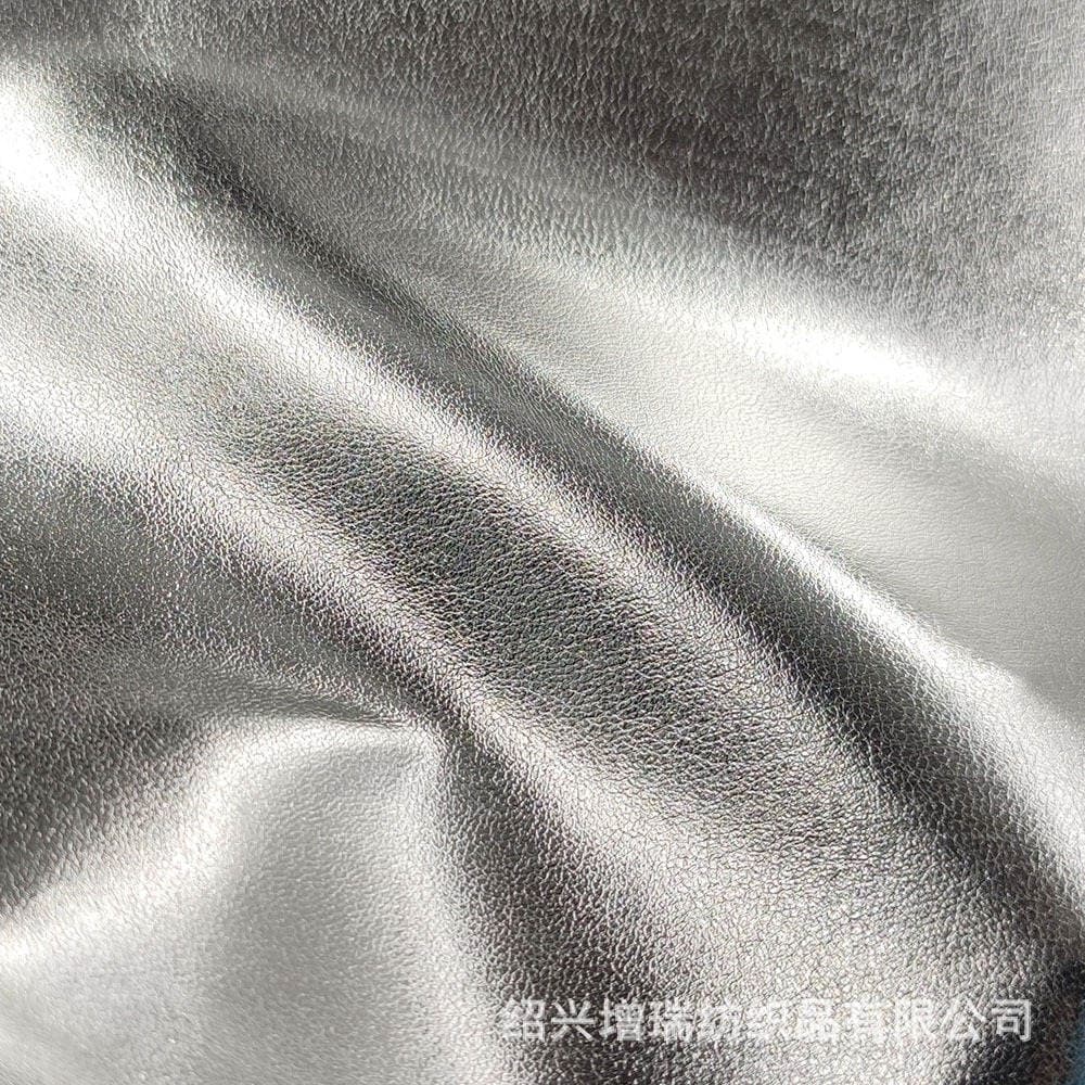 Small wholesale bright mirror gold stretch pu leather fabric patent leather bright gold stretch pu fabric 4