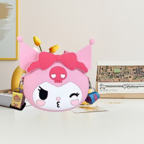 Turban head kurome coin purse pink
