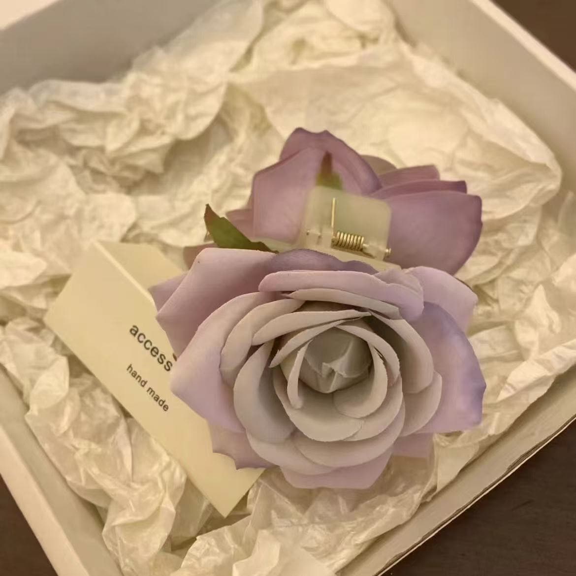 5919 perfume rose clip-purple