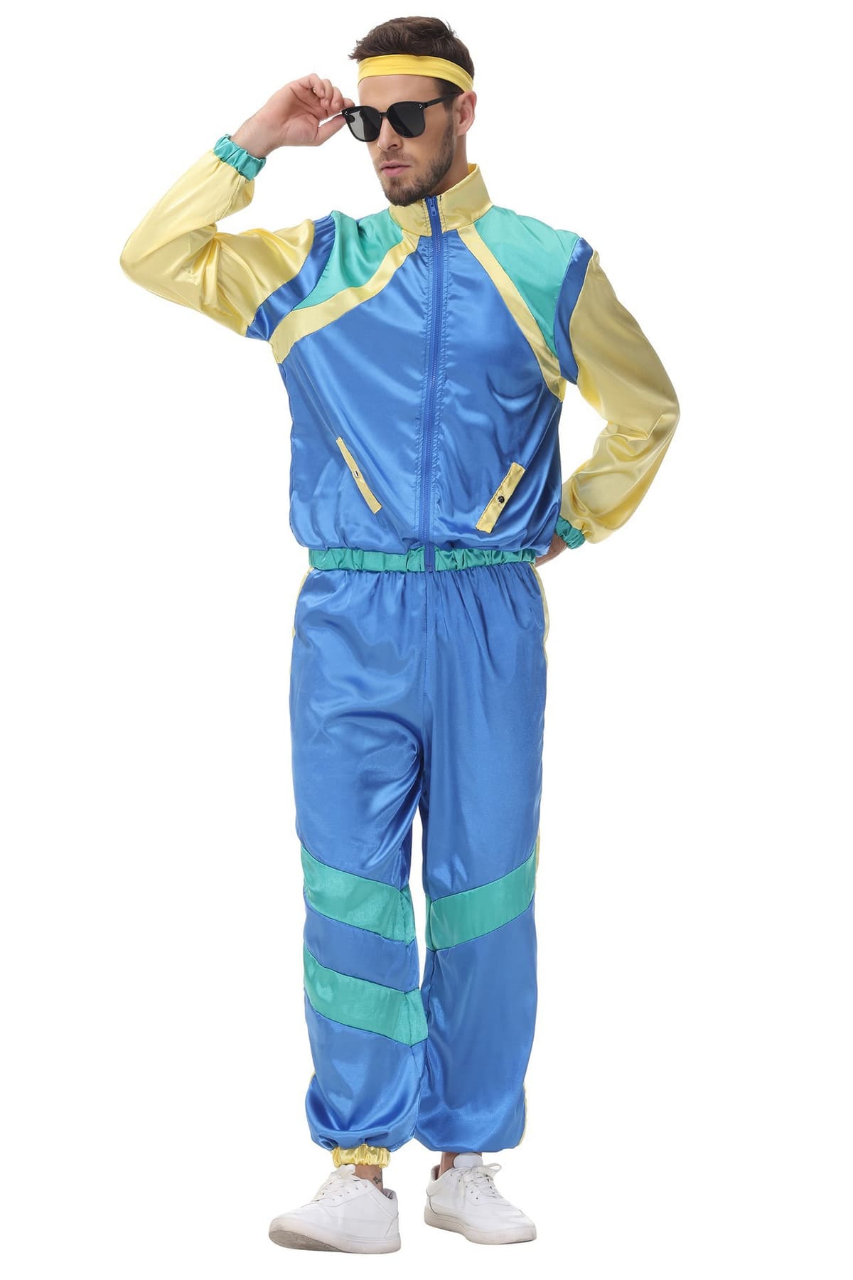 3195 blue (same style top + pants for men and women)
