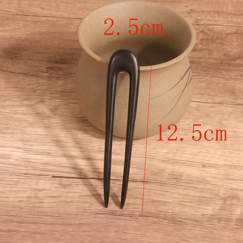 Purple sandalwood u hairpin--32 styles (12.5cm)