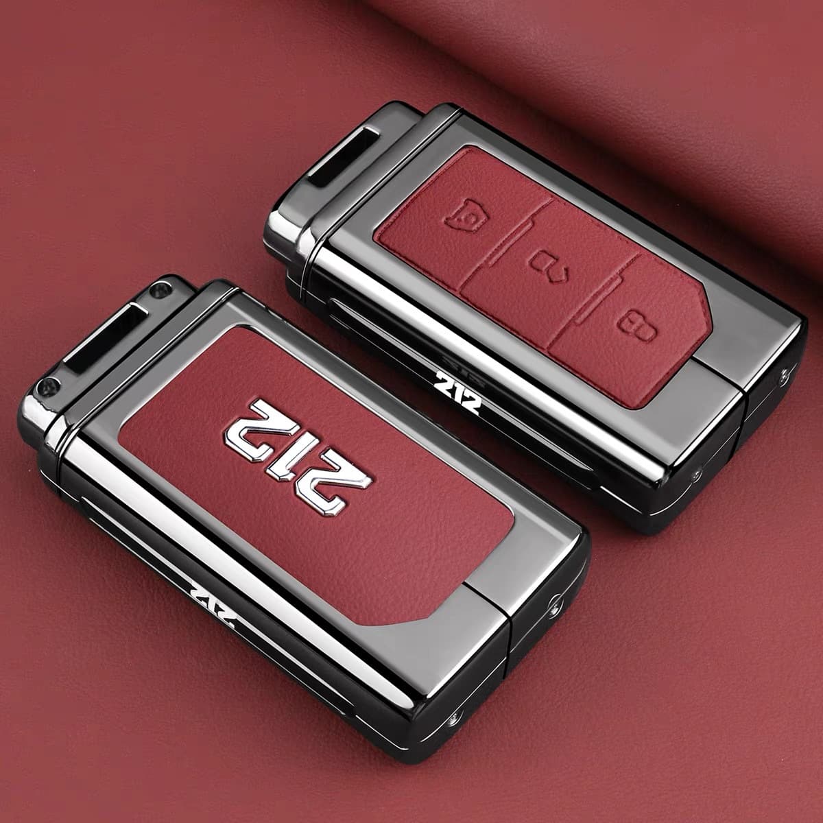 Red leather (single shell)