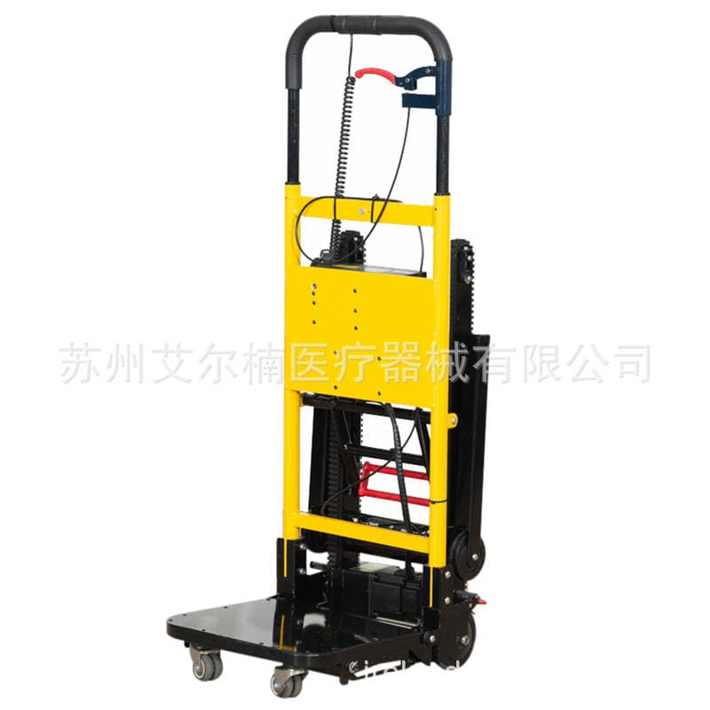 Crawler-Type Electric Stair-Climbing Machine, a Magic Tool for Transporting Goods up and down Stairs, High-Load-Capacity Cart for Moving Cement on Construction Sites 5