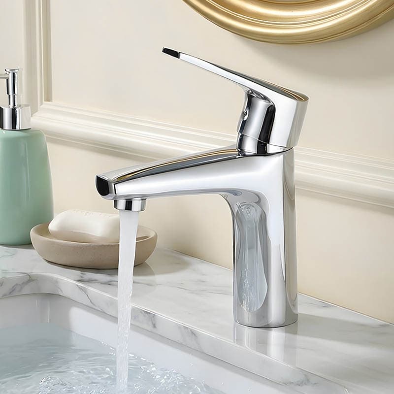 59 Copper Faucet for Home Use, Hot and Cold Water Washbasin Faucet, Bathroom Sink Faucet, Basin Valve Core 1