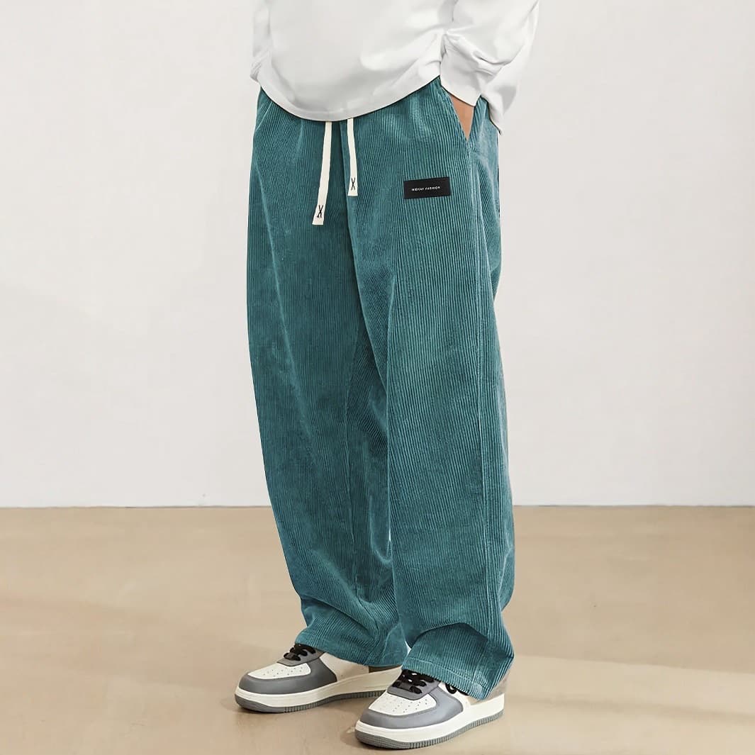 [fitted straight] lake blue
