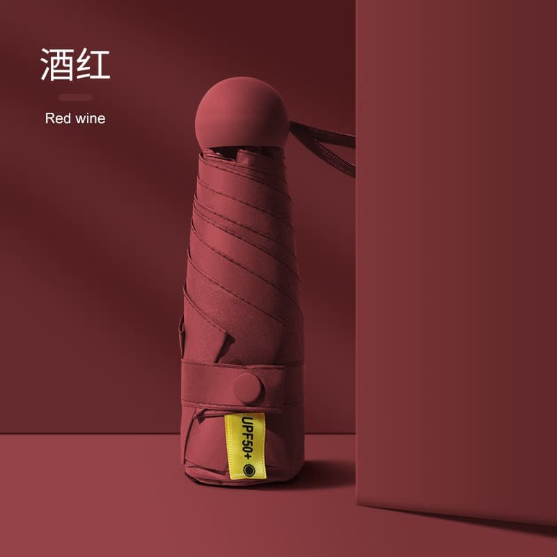 50% off six-bone round handle-burgundy