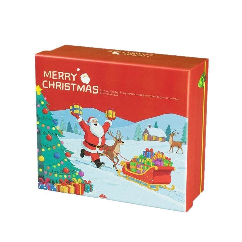 Spot New Christmas Gift Box Heaven and Earth Cover Gift Box Christmas Eve Apple Box Snack Gift Box Handbag 5