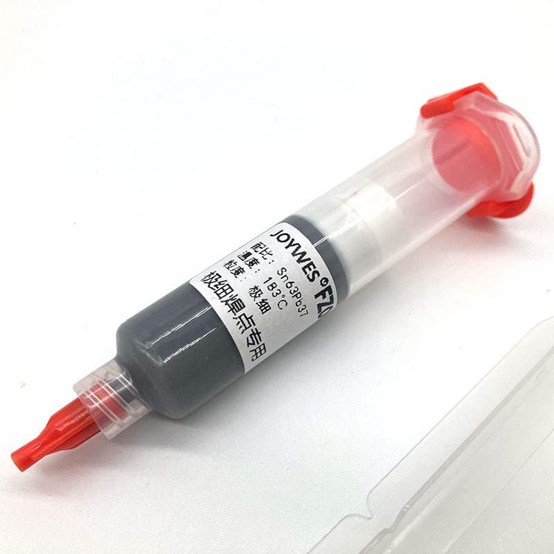 Needle-Type Solder Paste 10Cc Sn63/Pb67 20-38Um No-Clean Lead-Containing Medium Temperature 183 ℃ 3