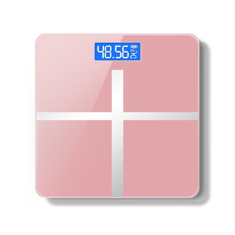 Weight scale cross pink