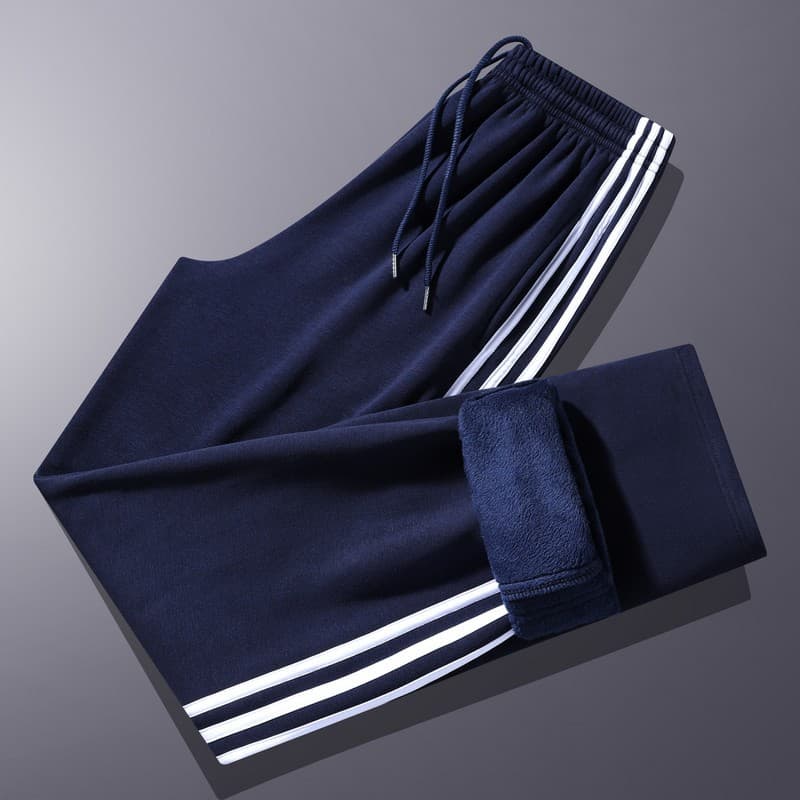 (velvet cotton) three stripes navy blue