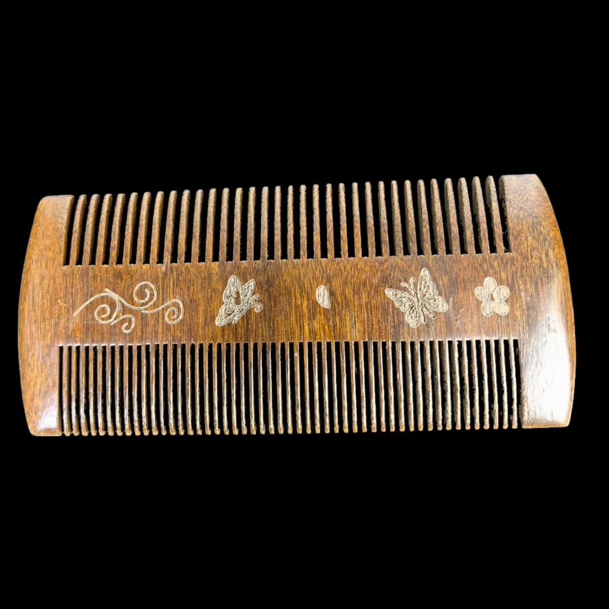 Golden green sandalwood 12cm single-sided grate