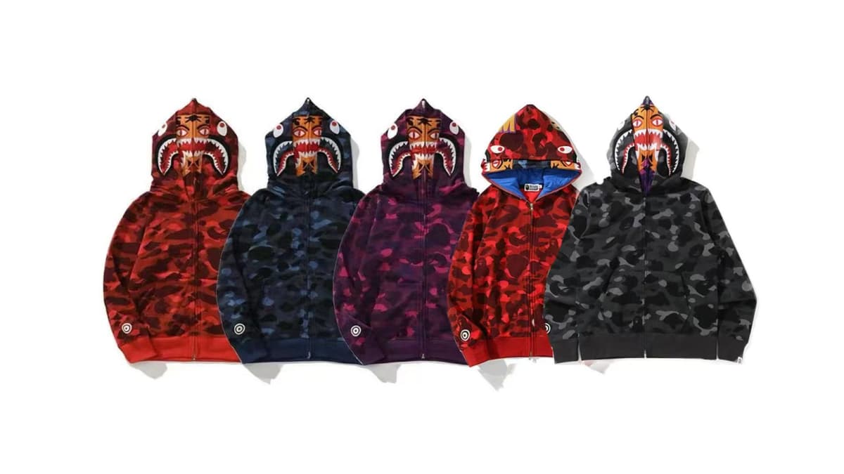 6776 red tiger head double hat