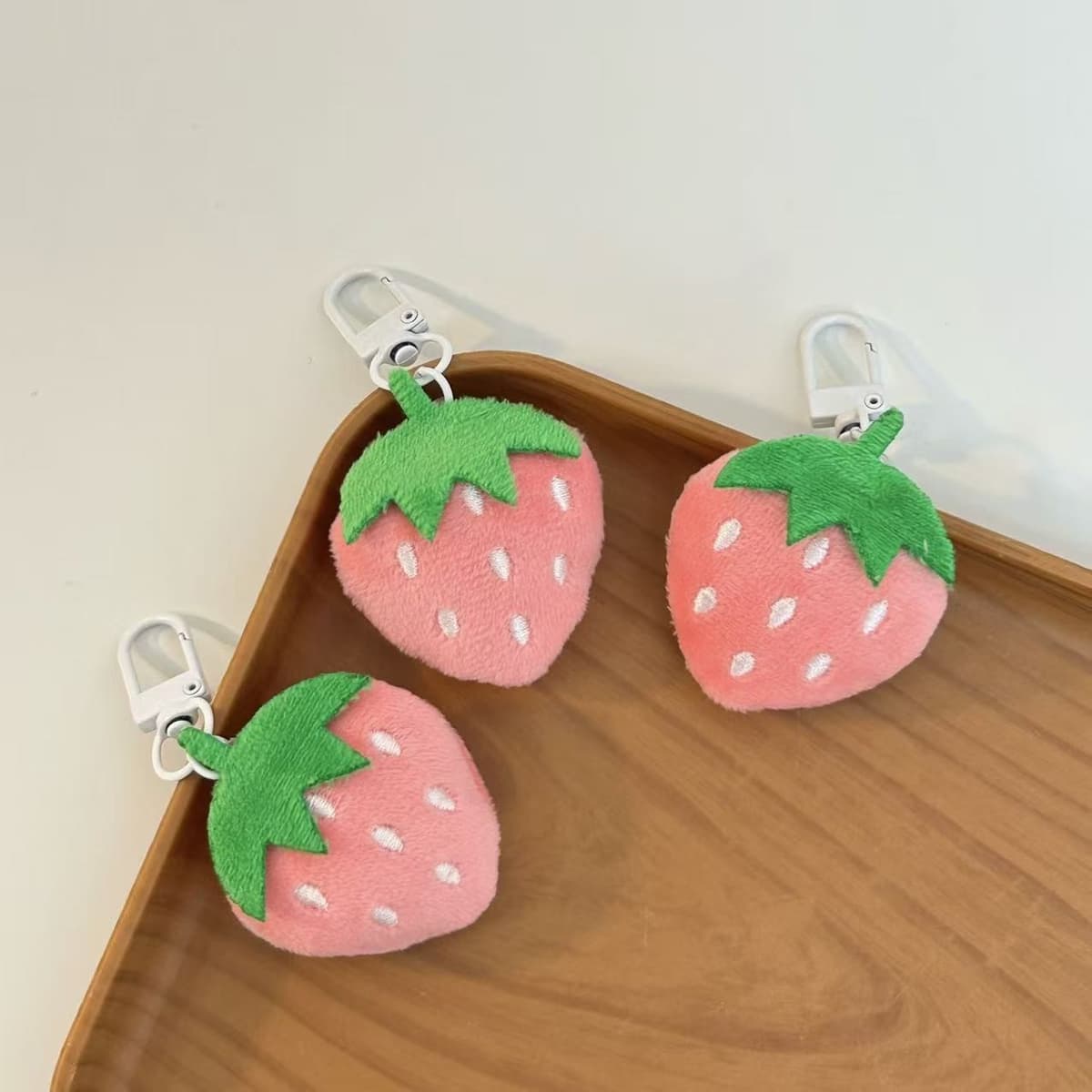 Strawberry doll pendant