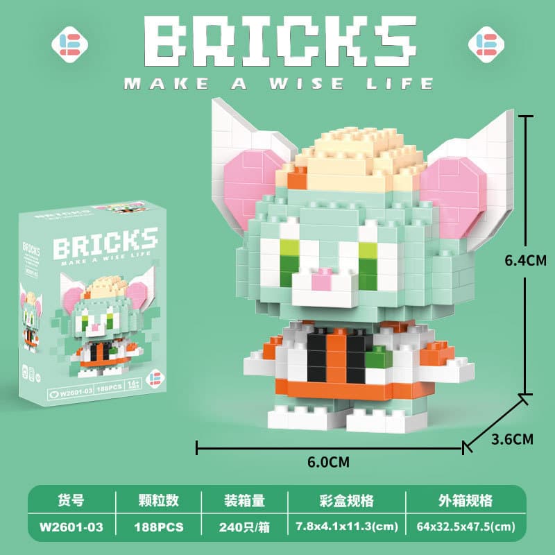 003-Mini Della Cat 188PCS [Color Boxed]]