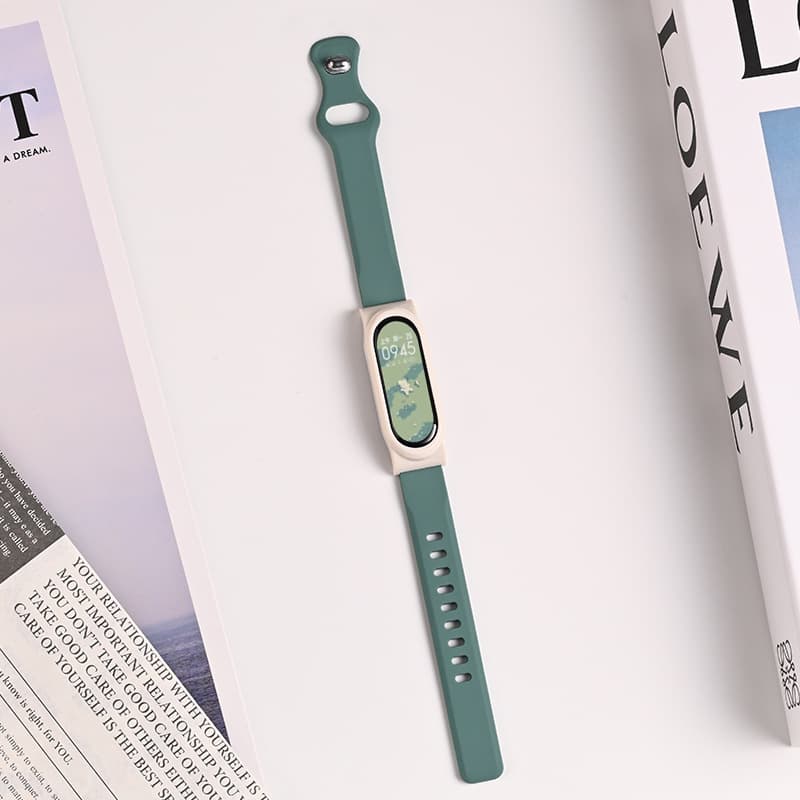 Small waist - pine leaf green [diy wallpaper + sports step counting + 5 sets of alarm clocks]