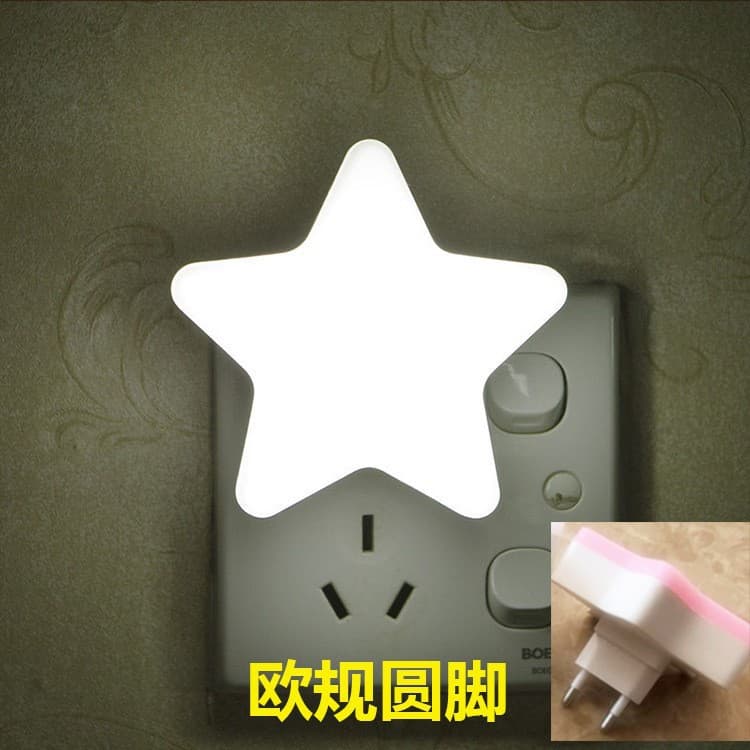 Light-controlled white star (european plug)