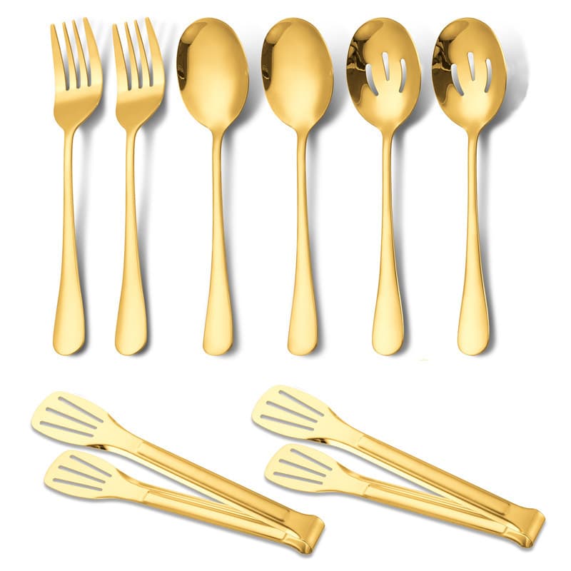 [gold 8-piece set] with three-wire clip