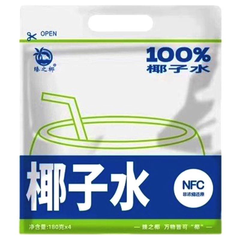 Zhen's coconut non-concentrated bags of natural electrolyte water fresh coconut green water NFC coconut water 180ml * 12 postage 5