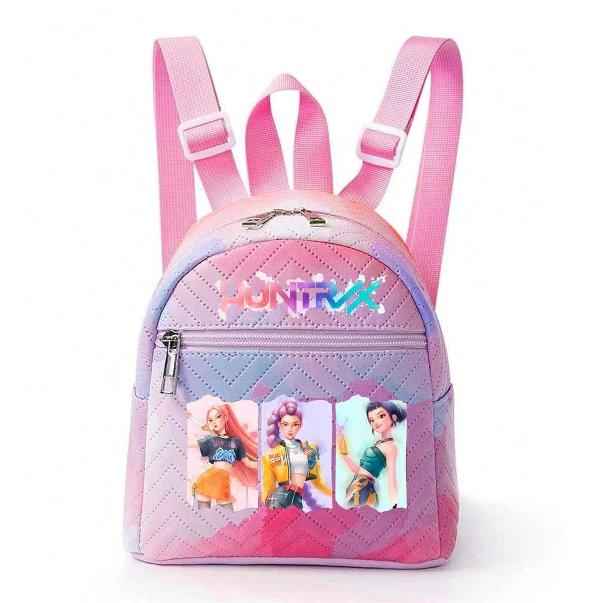 Red and purple 9 (pink shoulder strap)
