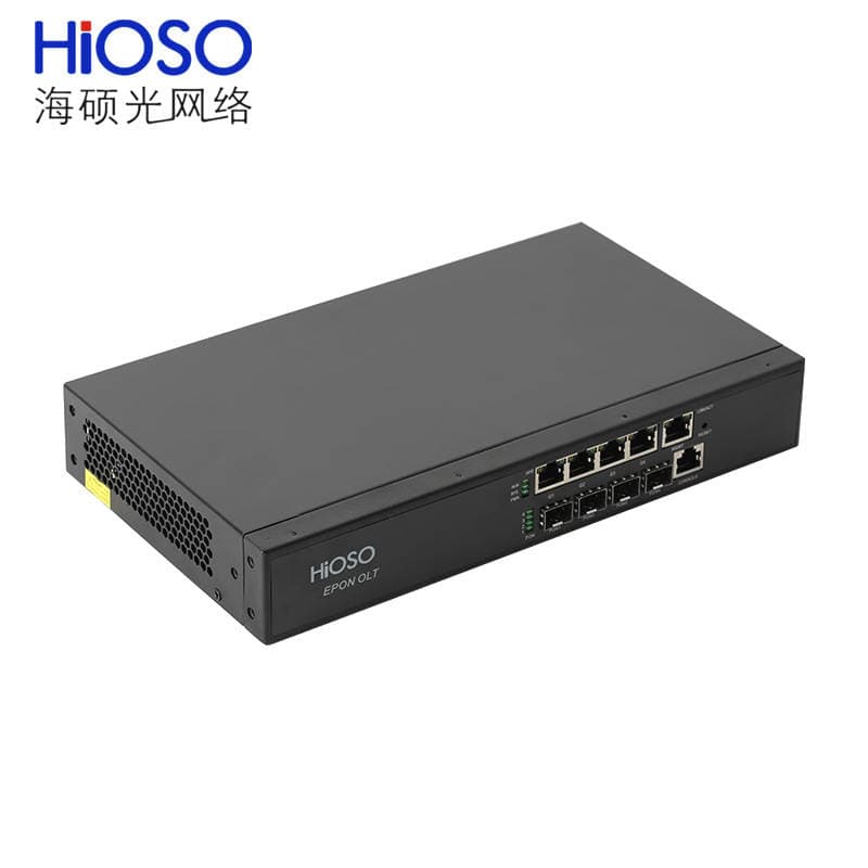 Haishuo HIOSO 4 Gigabit OLT Rack Local Equipment Pless Optical Network HA7004T 3