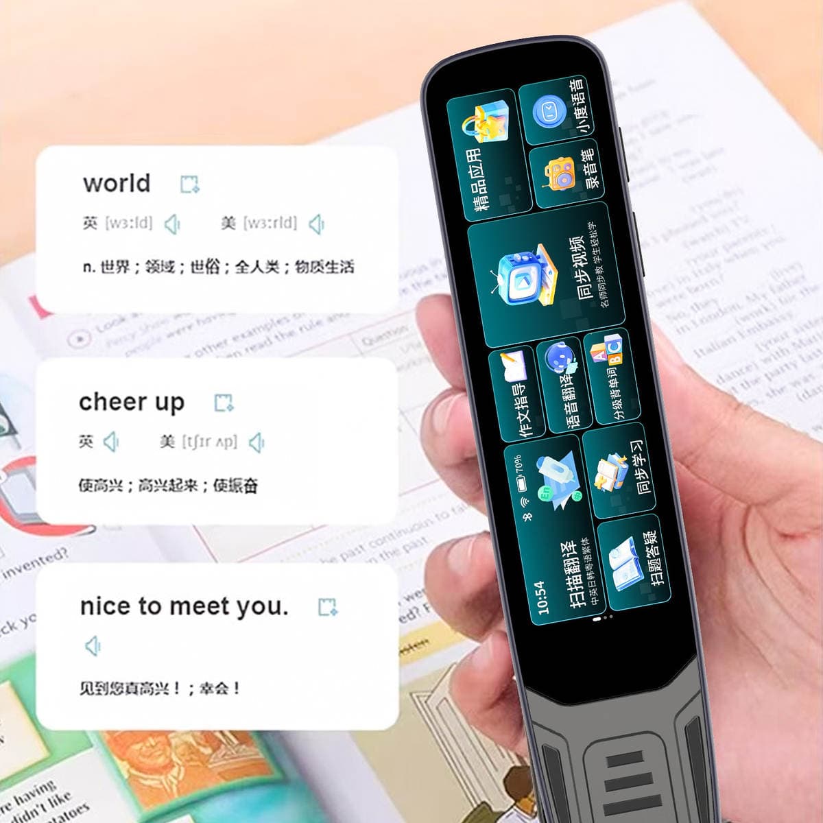 Special Offer: Talking Pen, English Dictionary Pen, Wifi Translation Pen for Elementary, Middle, and High School, Smart Learning Pen, Multi-Functional Scanning Pen 3