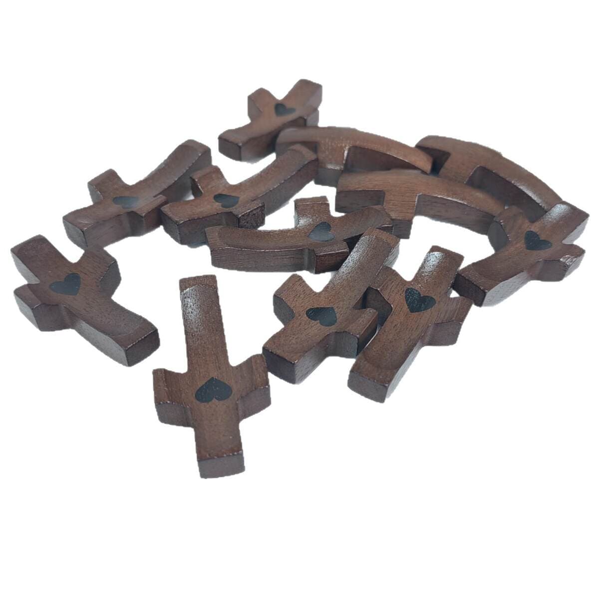 Black Walnut Wood Thumb Cross Handpiece Easter Gift Set Cross-Border In-Stock Items 5