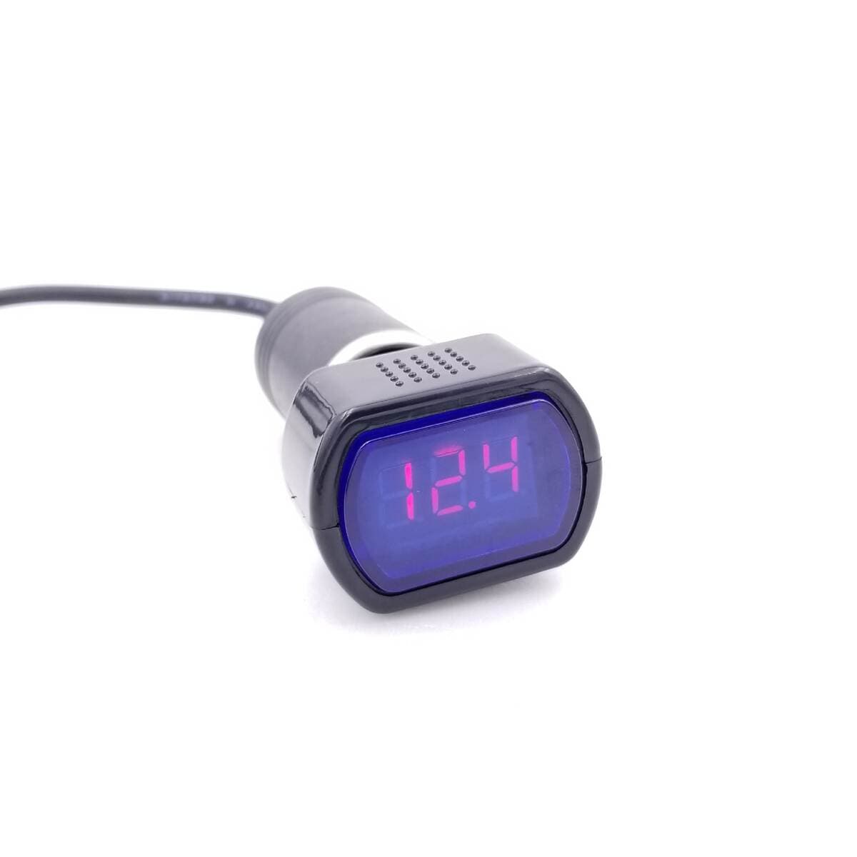 Car Voltmeter Cigarette Lighter Voltmeter Car Voltmeter 24V12V Universal Led Digital Display Voltmeter 2