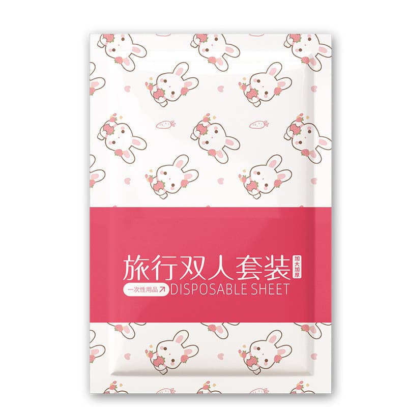 Disposable double four-piece set--printing