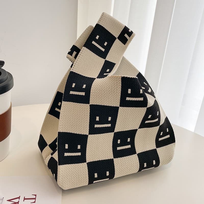 Square Smiley-Beige