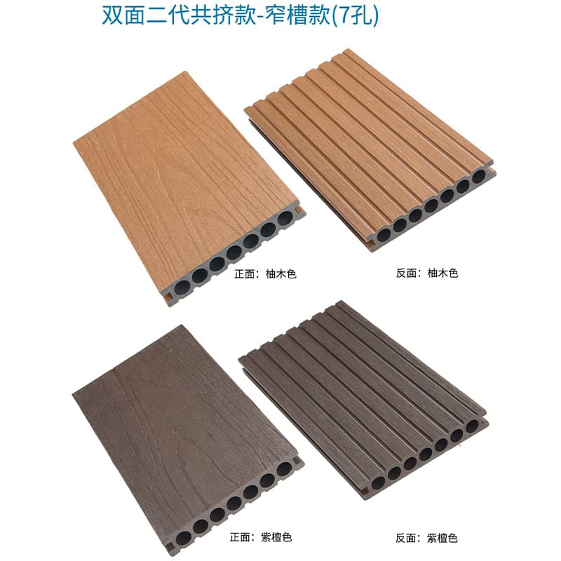 Double-sided second-generation co-extrusion (narrow groove model) double-sided same color