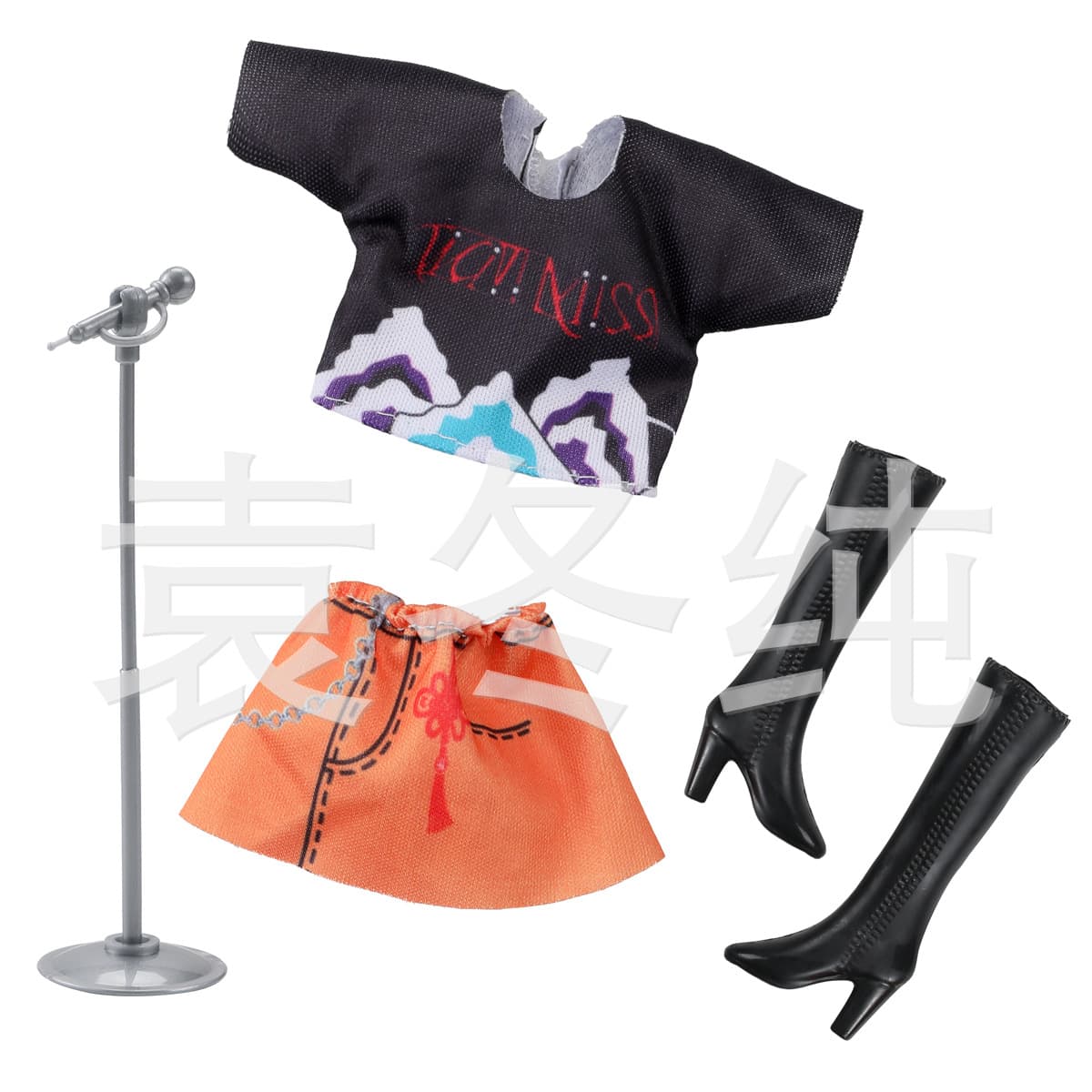 Clothes + accessories (microphone style) 1.0-red