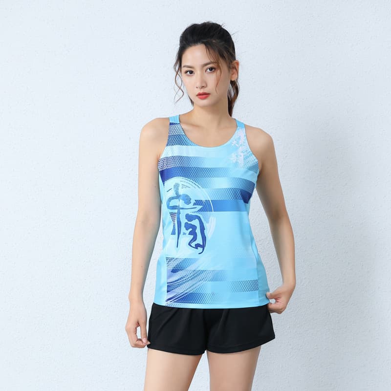 Women's B18108 ice blue suit