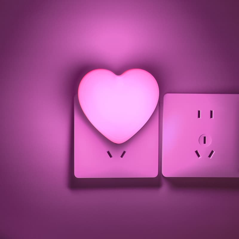 [light control] pink cute heart (us standard)