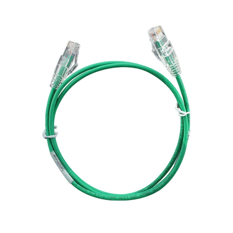 Cat6A ultra-nazik şəbəkə kabeli, oksigensiz mis, Super Kateqoriya 6 patch-kabel, məlumat mərkəzi kabelləri üçün, yüksək sürətli. 5