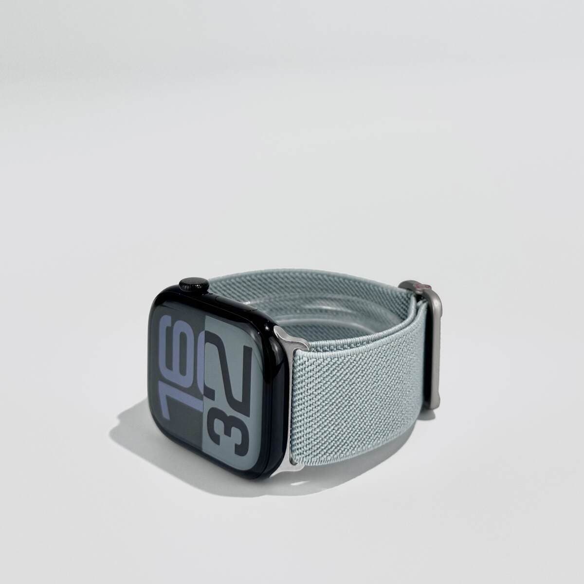 Judeband toxunma neylon elastik kəmər Apple Watch 7/8/9/Ultra üçün 2