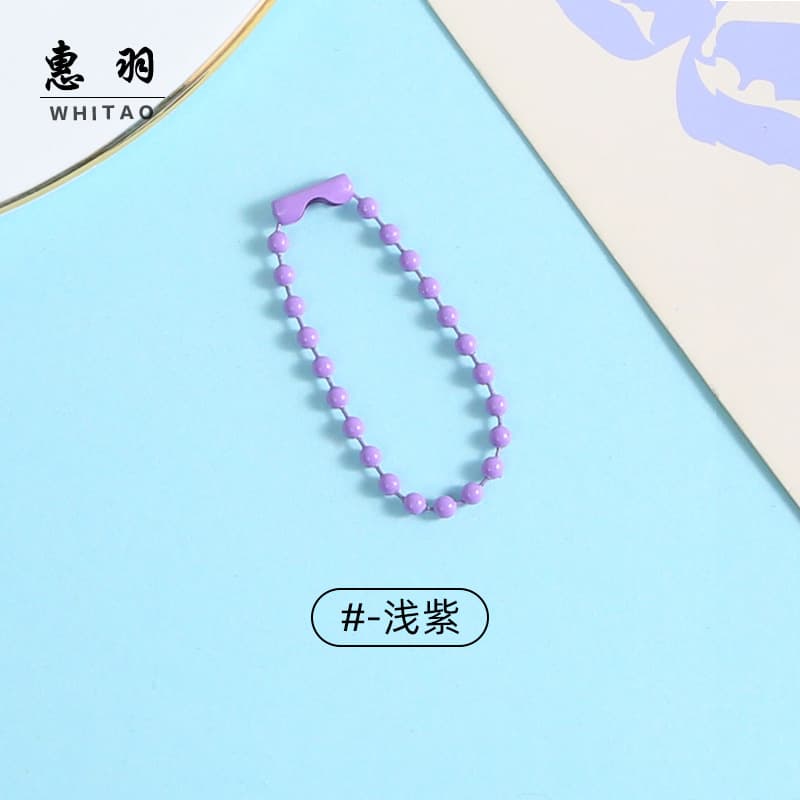 [light purple] painted bead chain