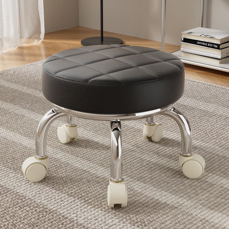 Black soft bag--white wheel [height 21cm]