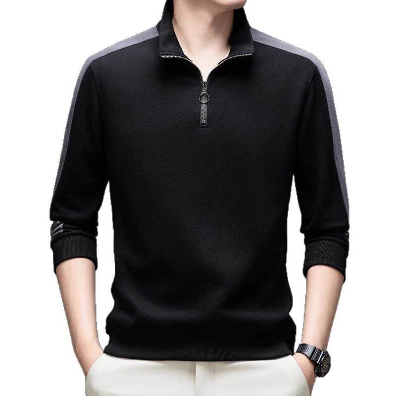 2025 New Autumn and Winter Men's Sweatshirts for Young and Middle-Aged Men's Outdoor Sports and Leisure Stand-Up Collar Zipper Tops and Jackets 11 5
