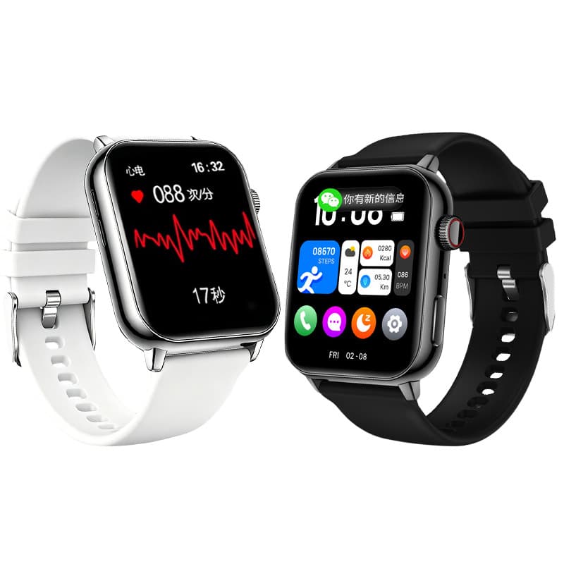 Hd extreme night black [ 1.85inch screen + bluetooth version + wechat information + waterproof]