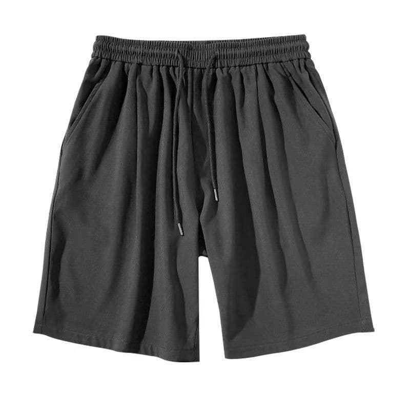 Leather cord shorts