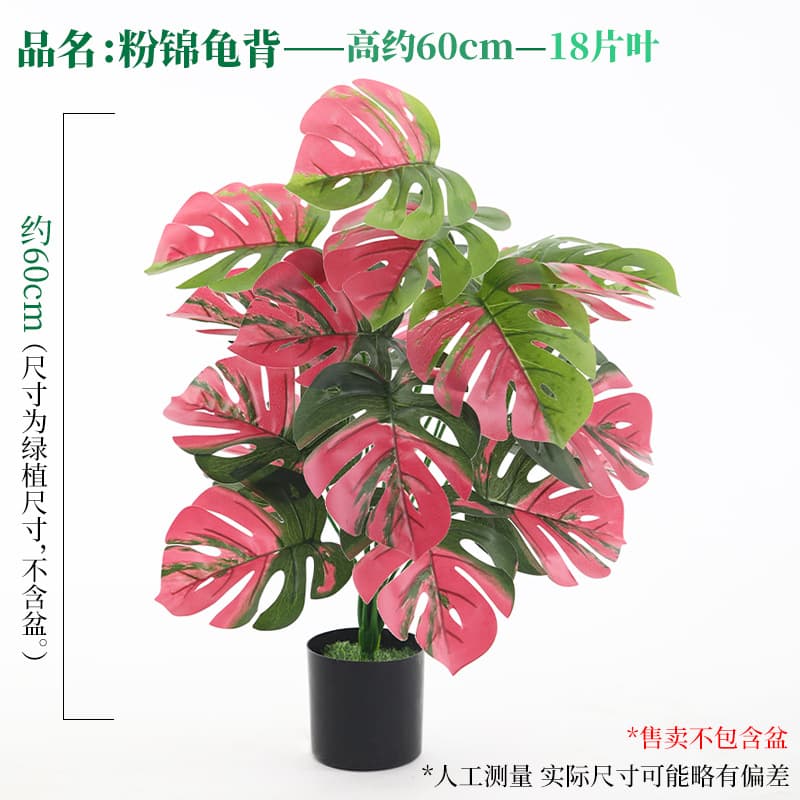 18-leaf pink turtle leaf